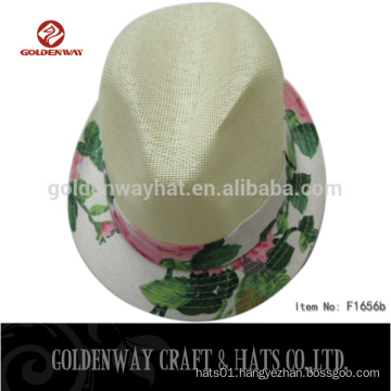 wide brim straw fedora hat